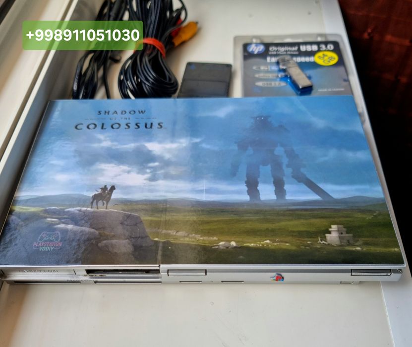 PlayStation 2 slim 2ta yangi joystik bilan.