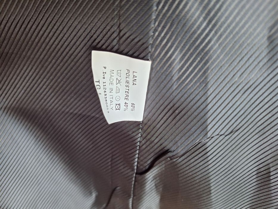 Palton negru lana marimea M