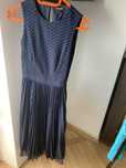 Rochie midi Massimo Dutti, XS, cu fusta plisata