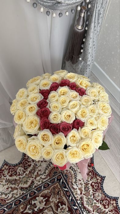 51шт роза "С"буквой