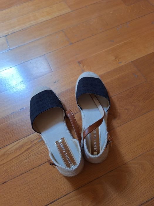 Espadrile/papuci negre 36/37