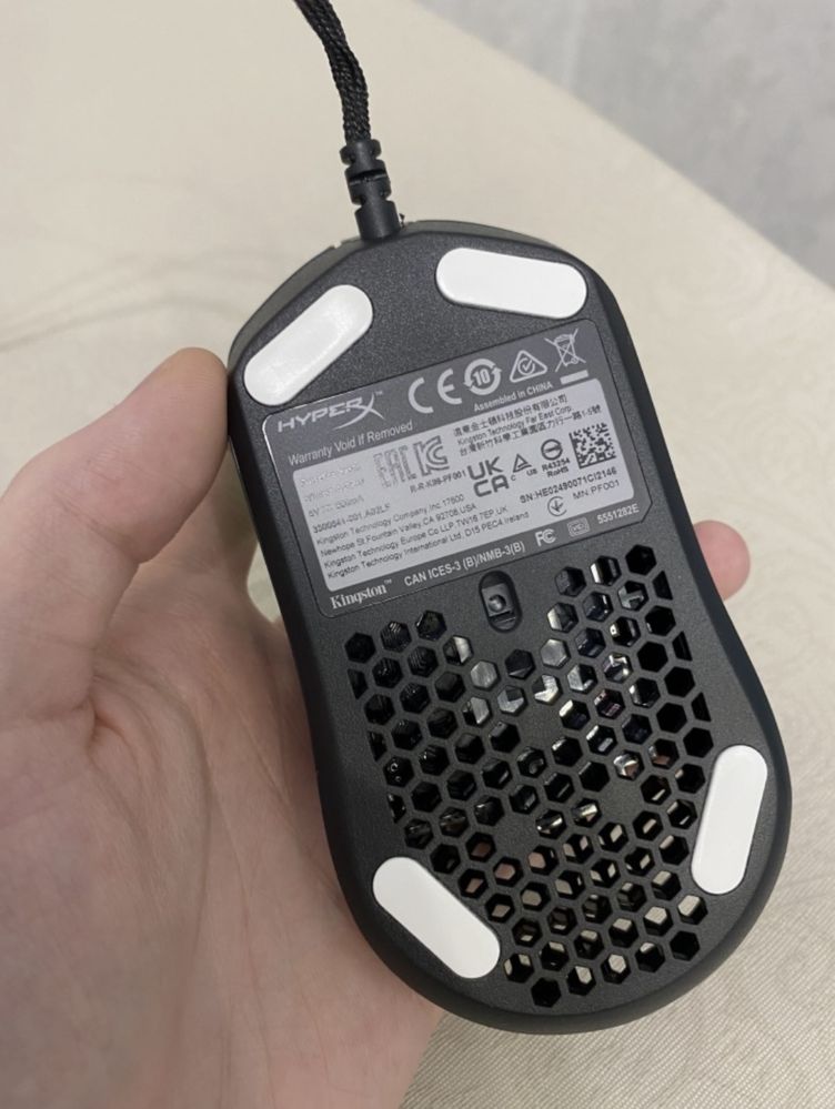 Мышь HyperX Pulsefire Haste HMSH1-A-BK/G черный