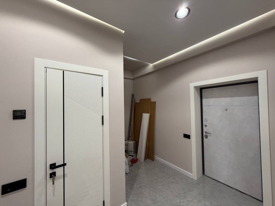 Новостройка ЖК Parkent Plaza 3 комнатная 10 этаж, 88м2. Евроремонт