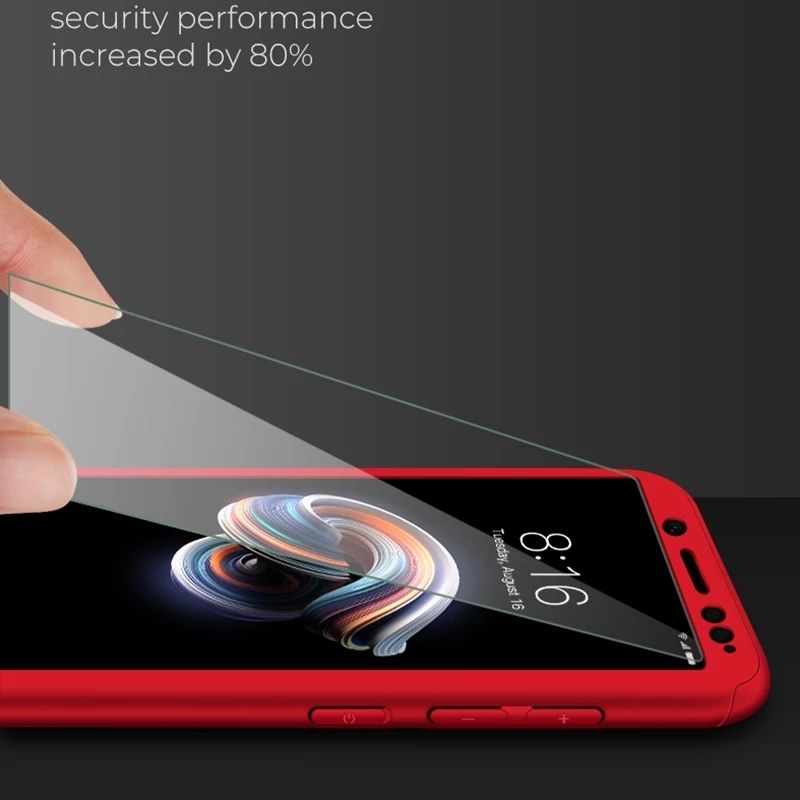Кейс 360° градуса мат за Xiaomi Pocophone F1 + стъклен протектор