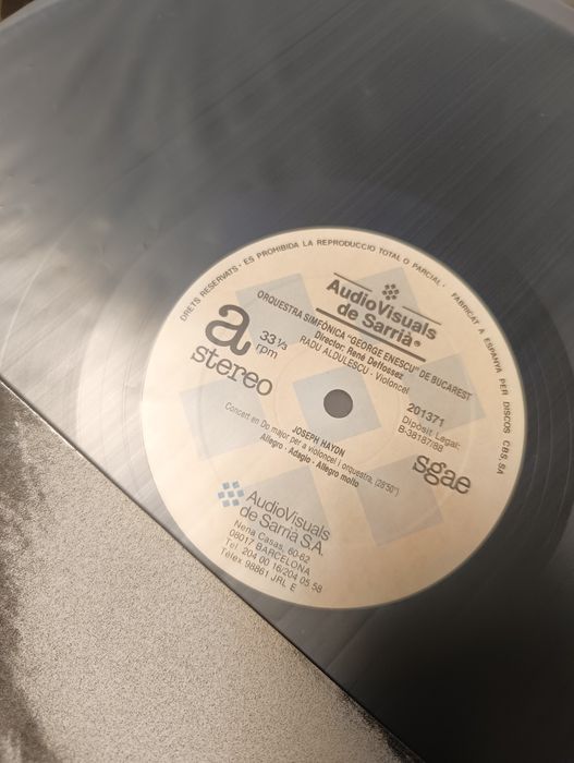 Disc vinil muzica clasică Radu Aldulescu