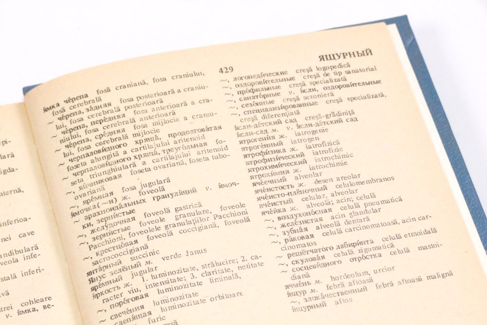 Dictionar Medical Rus - Român, 2 volume, 909 pagini, format mare, NOU