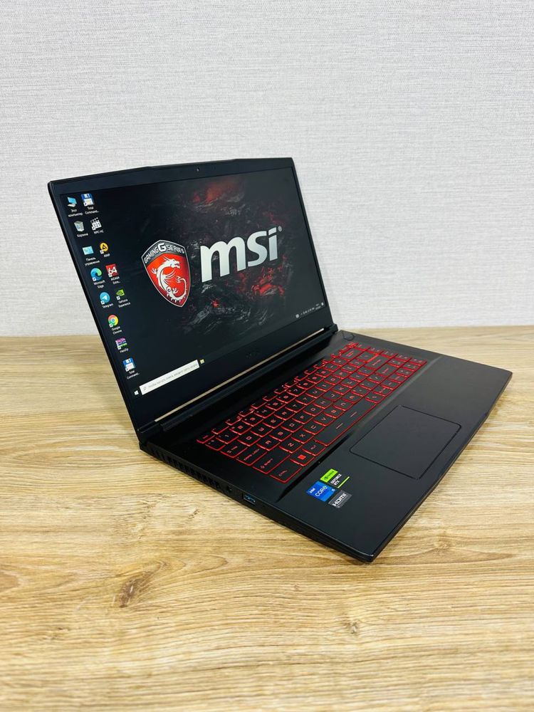 MSI Core i5-12 Ядерный+RTX3050 Мощный, Игровой ноутбук с Гарантией