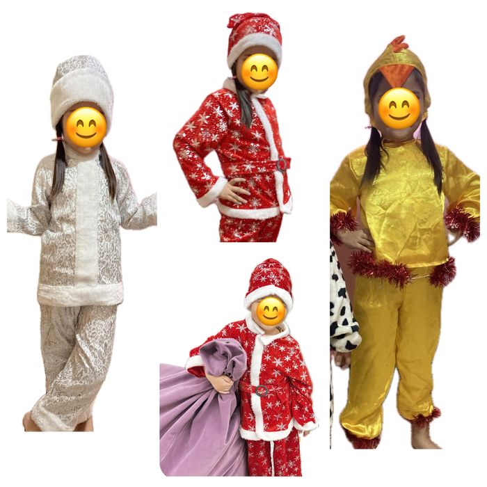 Прокат Новогодние костюмы 3-9лет