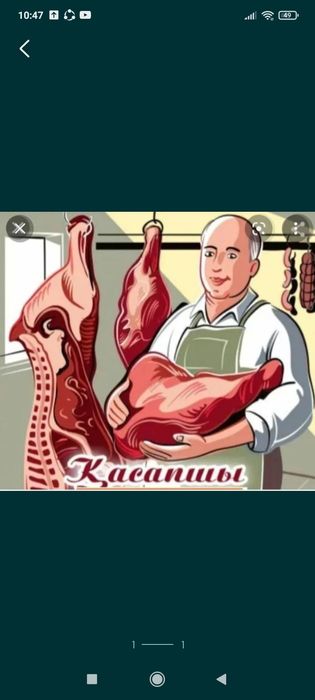 Касапшы мясник.той домалақка ресторанға ет жасаймын