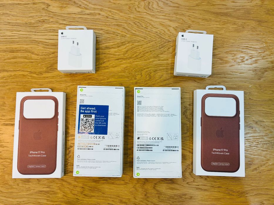 Нови iPhone 17 Pro 512GB Orange Подарък Кейс и 20w power Adapter