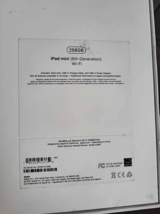Apple Ipad Mini 6 256gb