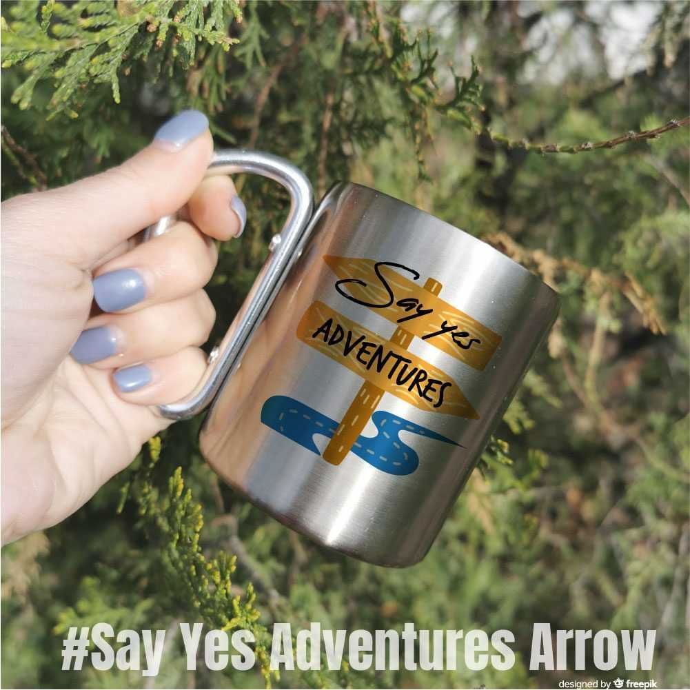 Cana Inox Cadou Personalizata Drumetie Gradina – Say Yes Adventures