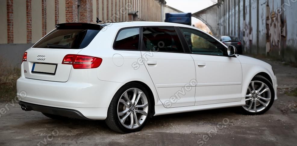 Prelungire lip buza tuning sport bara spate Audi A3 8P Sportback S3 v2