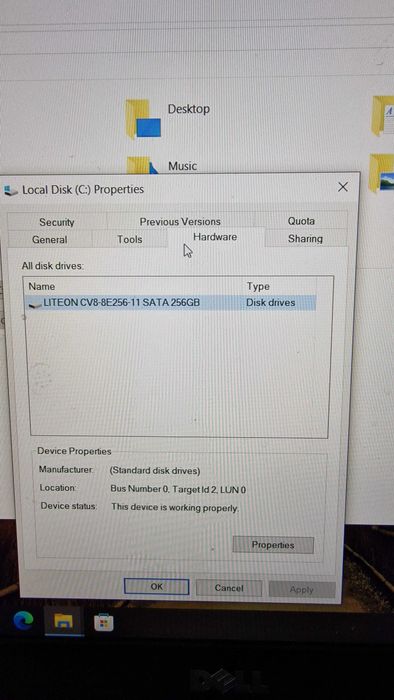 Leptop Dell i5-6300 CPU 2.40 GHz 2.50