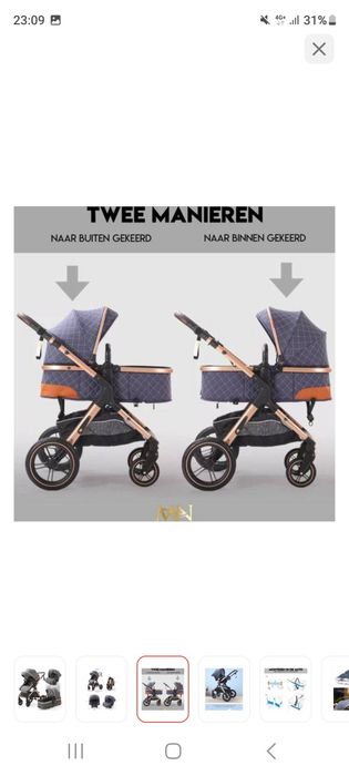 Коляска трансформер Belekoo x1 серый