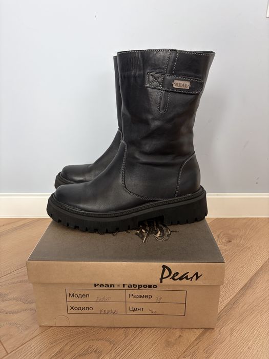 Дамски боти от естествена кожа Реал