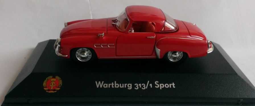 Macheta Wartburg 313-1 Sport RDG 1957 - IXO/Atlas 1/43