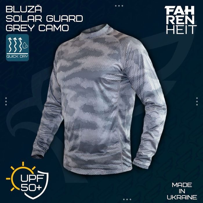 Bluza SG Grey Camo UPF50+