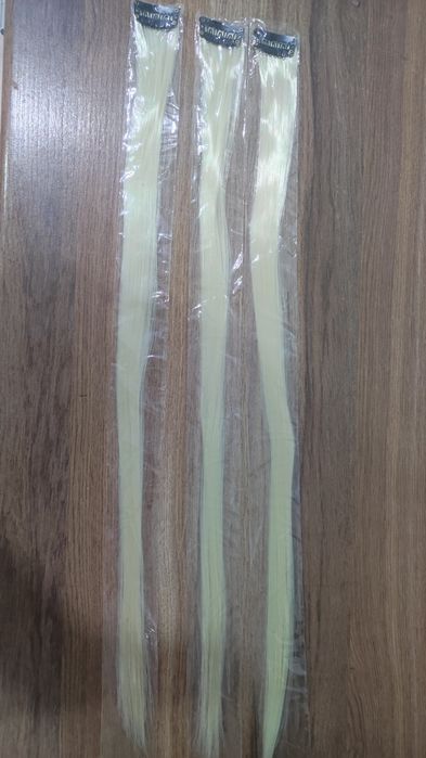 Накладные пряди волос на заколках