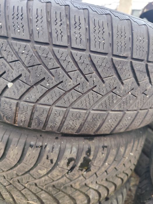 Set 4 jante 5×100 cu anvelope de iarnă. 185/55R15.