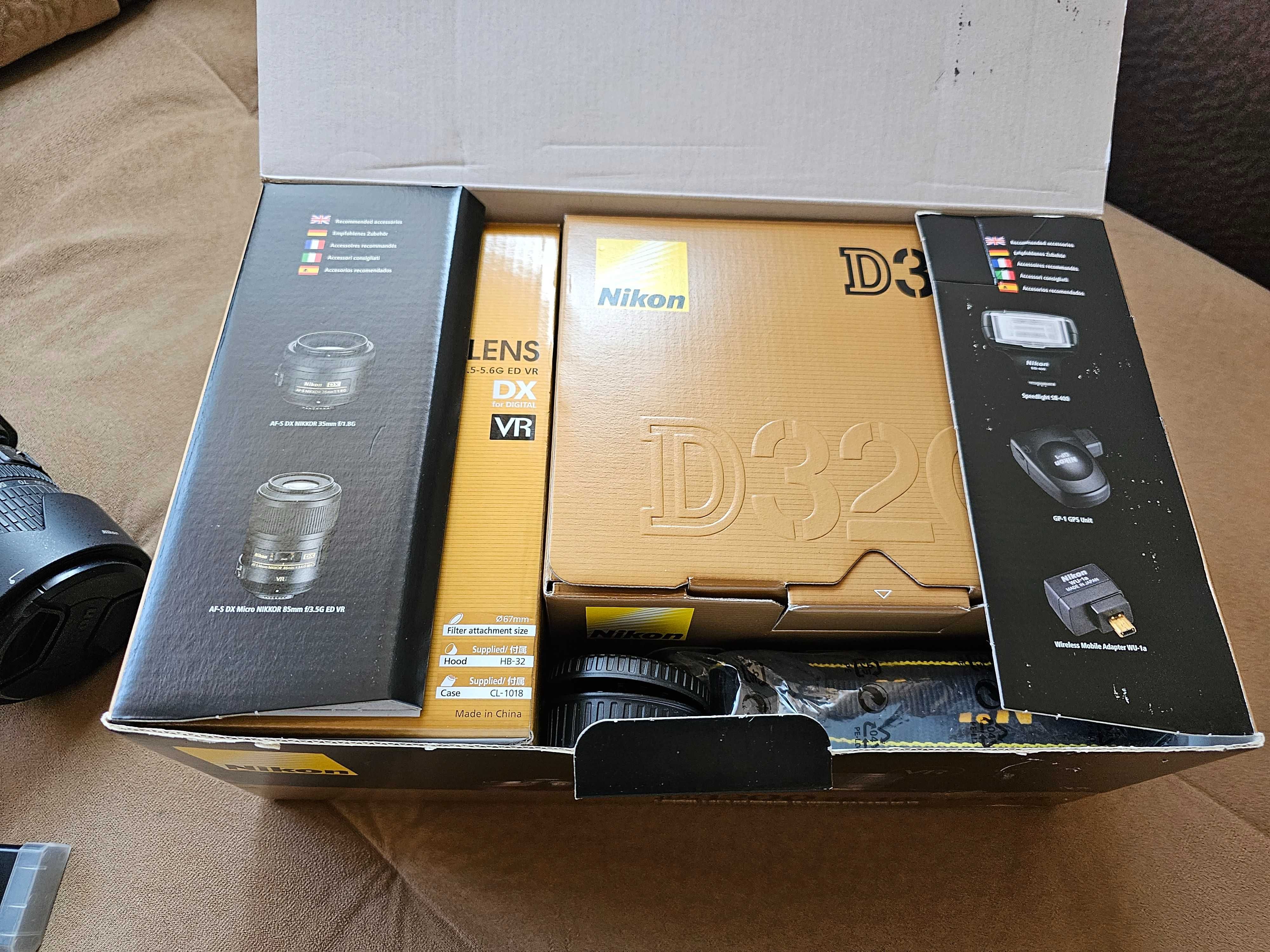 Продавам фотоапарат NIKON3200 (18-105 VR Kit)