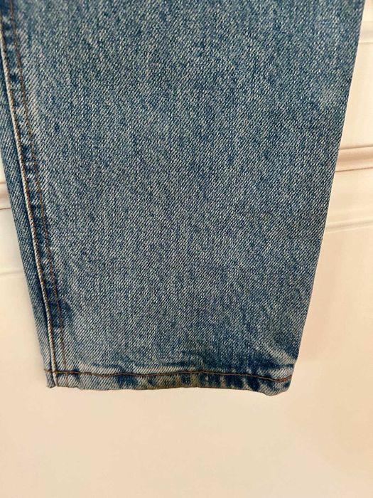 Оригинален Jeans ARMANI с висока талия, размер 30, син