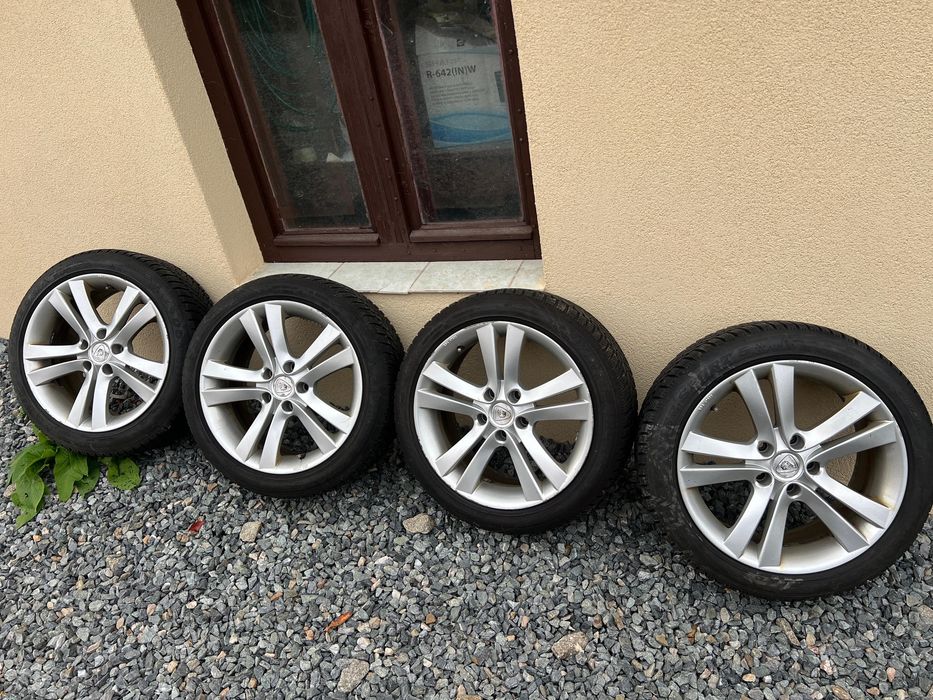 Set jante cu anvelope de iarna vw r17