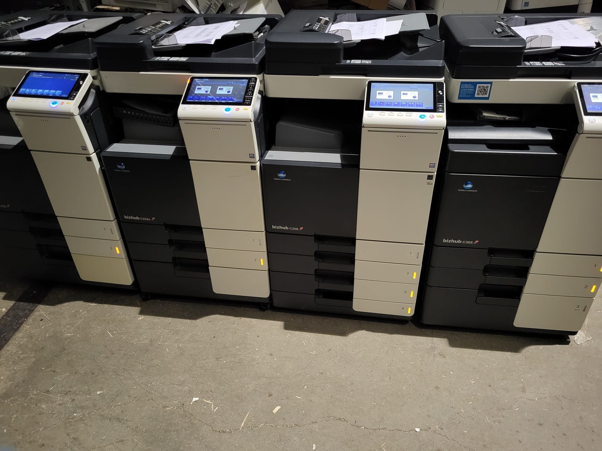 Imprimantă profesională Konica Minolta Bizhub C258, C224e, C368.