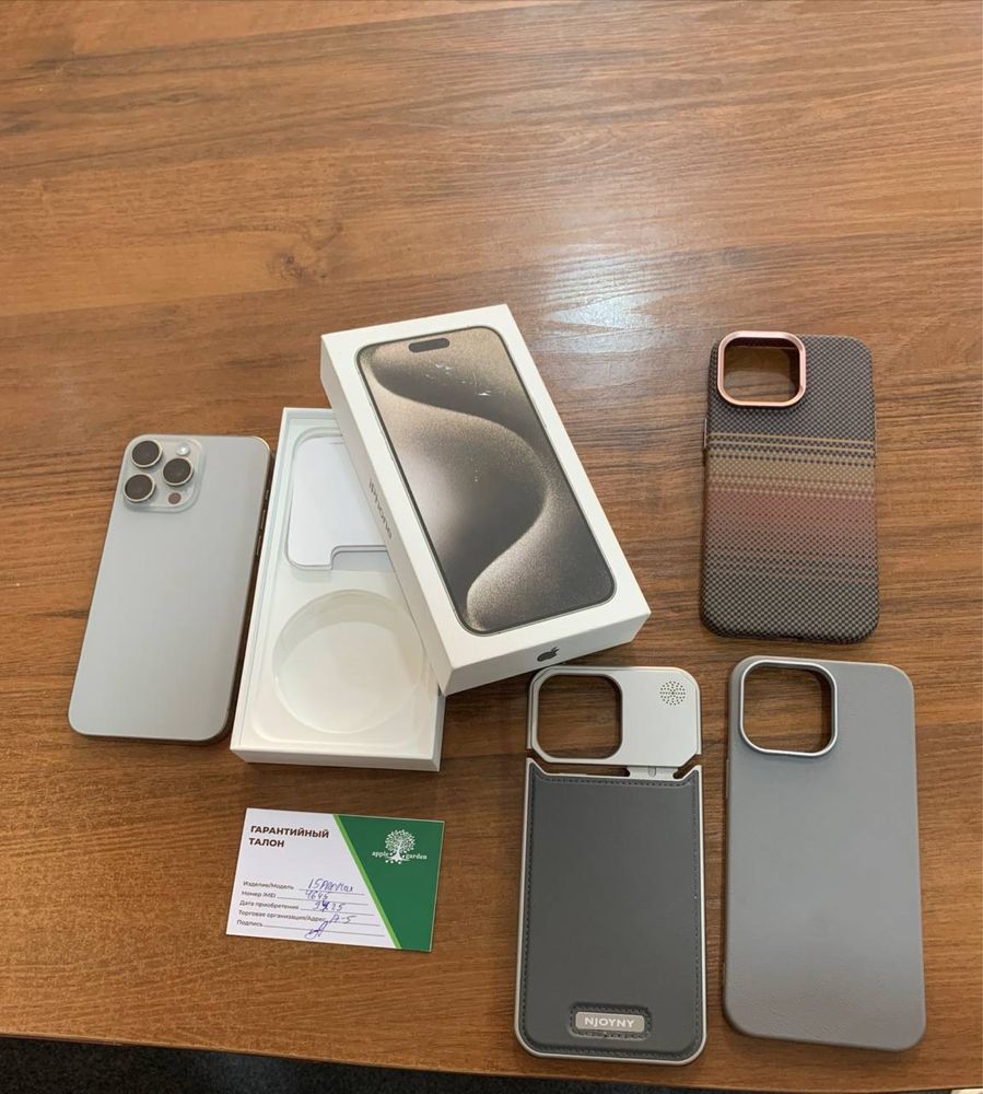 Iphone 15 pro max Ideal 100 yomkost pashti yengi