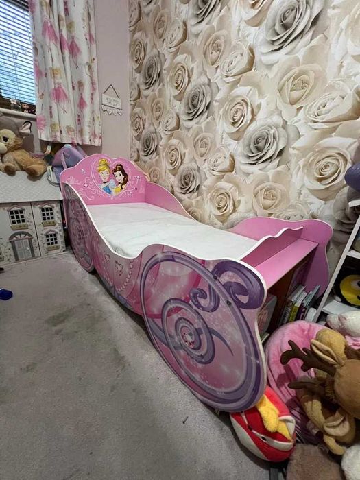 Детско креватче Disney момичешко 140х70 матрак
