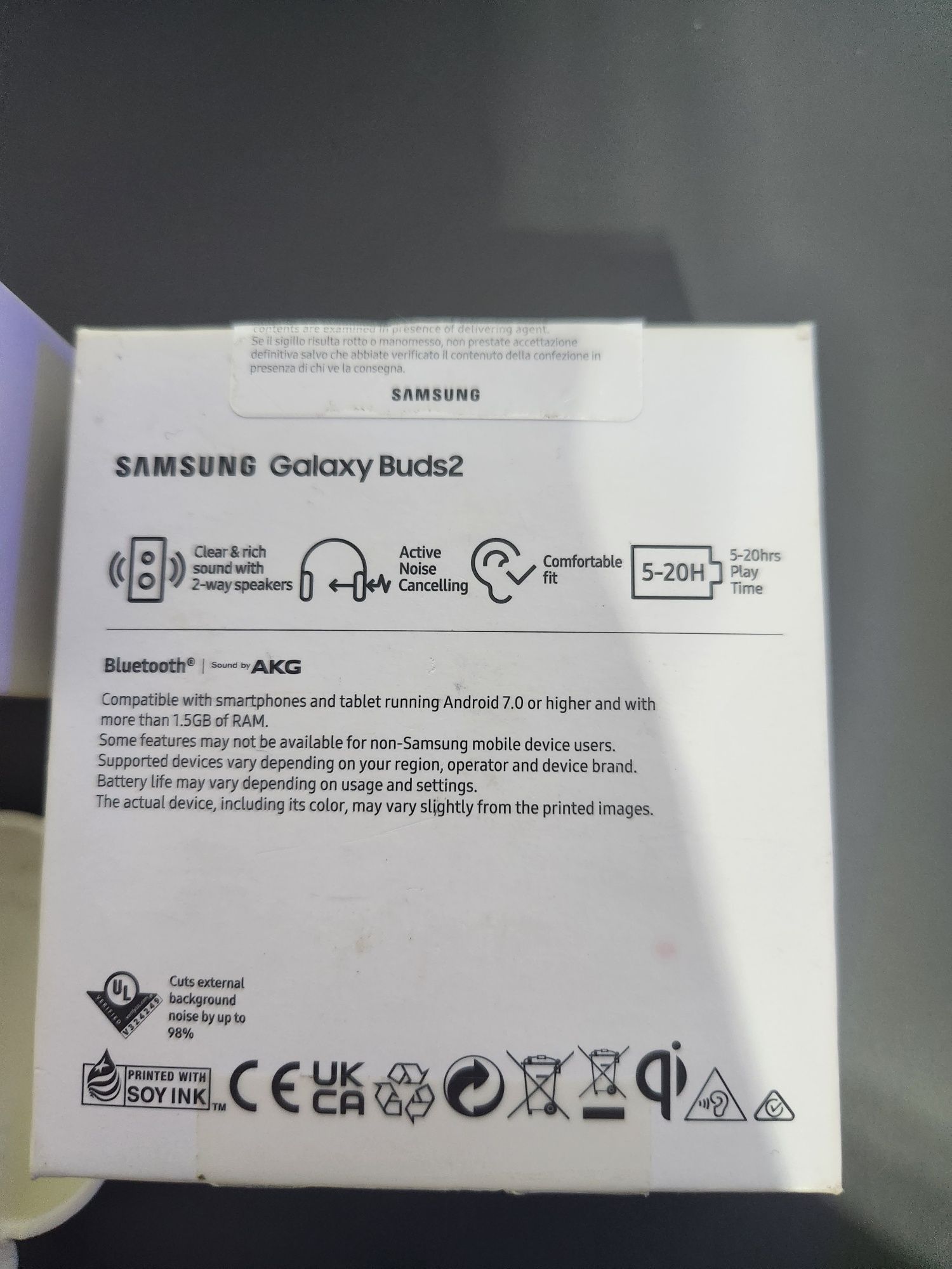 Căști wireless Samsung Galaxy Buds 2