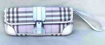 Burberry Brit Superba Geanta Clutch Vintage Nova Check Original UK