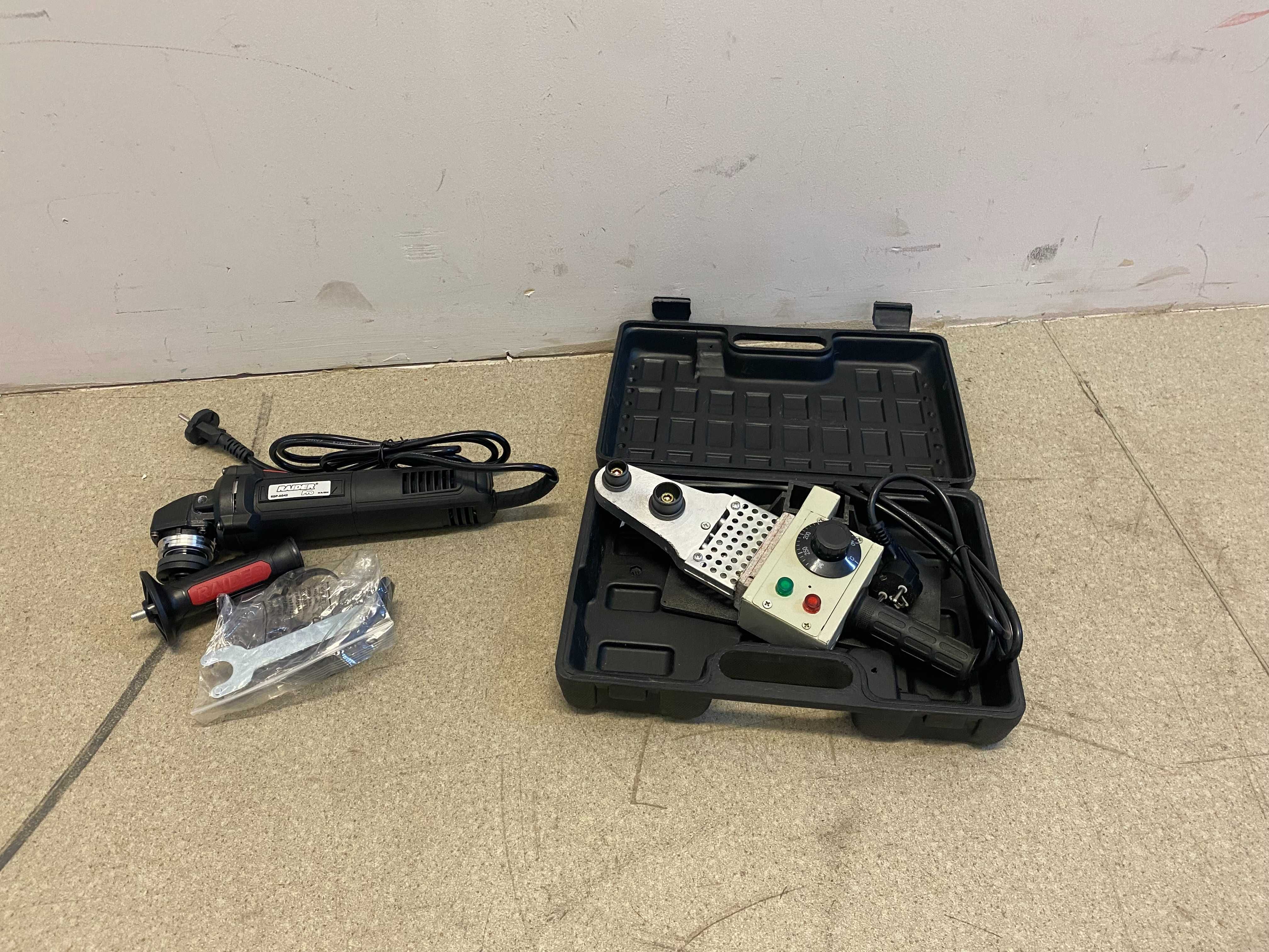 Поялник за PP тръби 800W 3 глави/Ъглошлайф 125mm 750W RDP-AG42