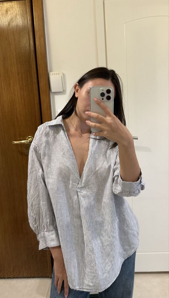 Ленена риза H & M