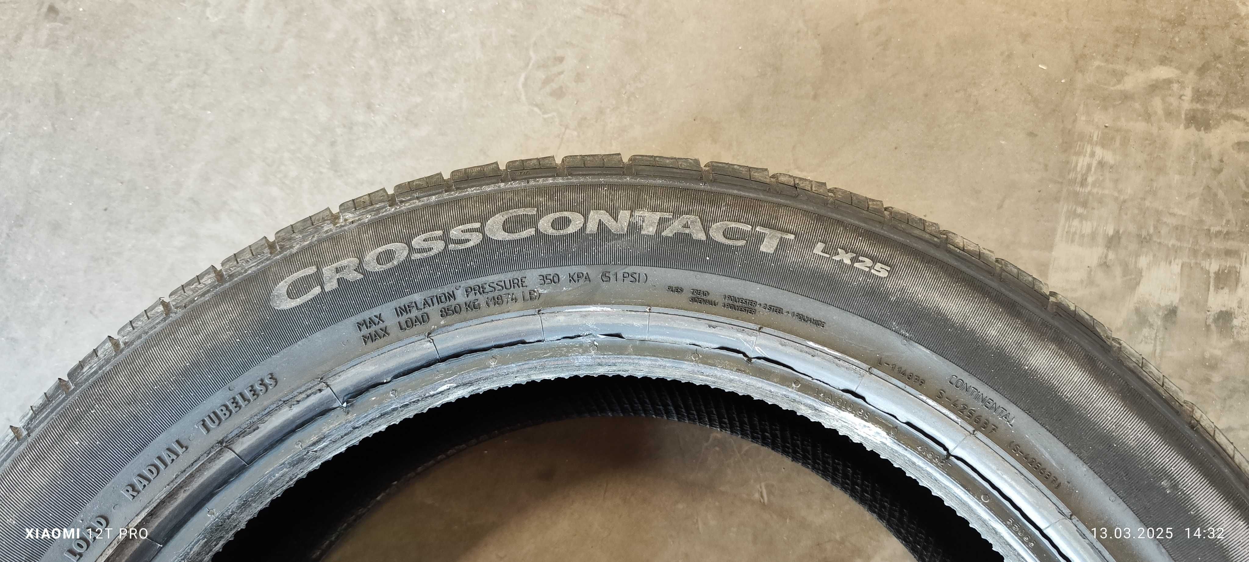 235/55/20 continental