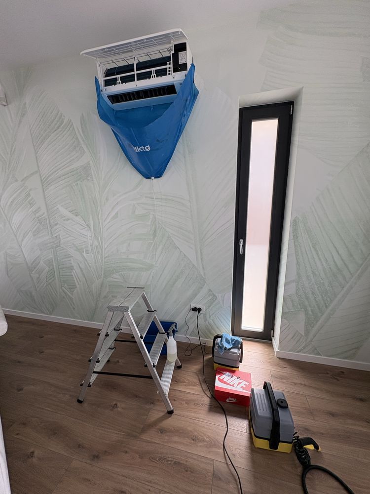 Igienizare aer conditionat cu ABUR/Curatare AC