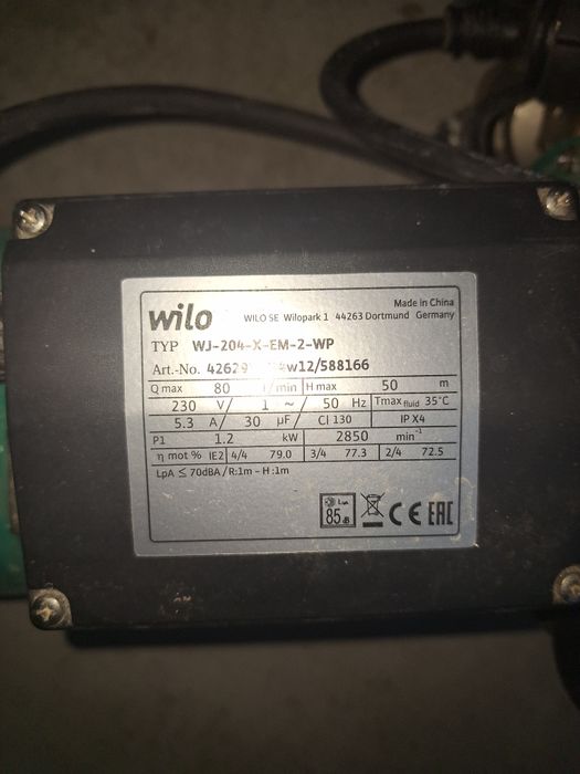 Центробежна водна помпа вило,пресостат грундфост PM2,Редуцит вентил