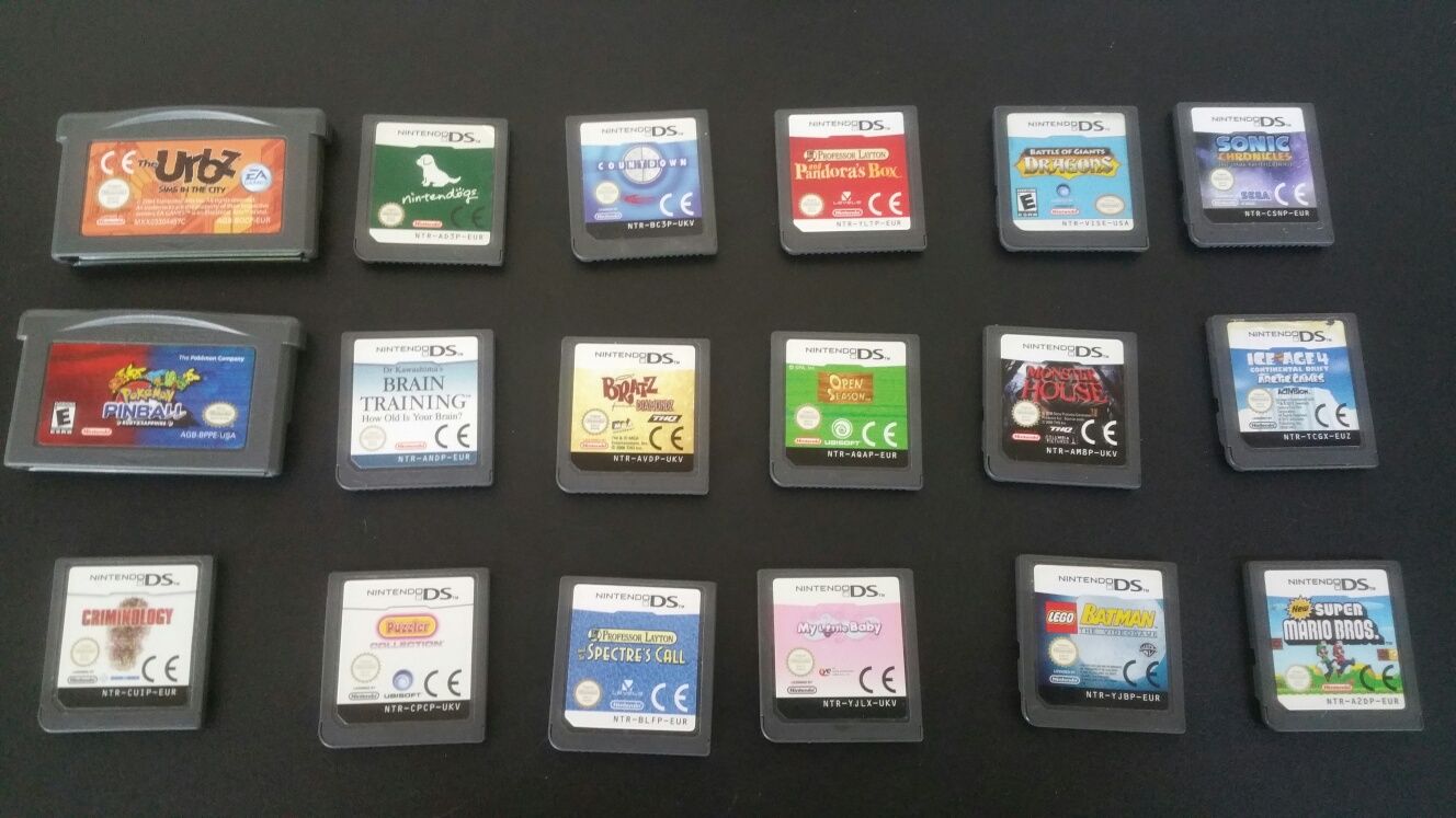 Joc - Nintendo - DS - games - casete - card -lego batman-ice age-mario