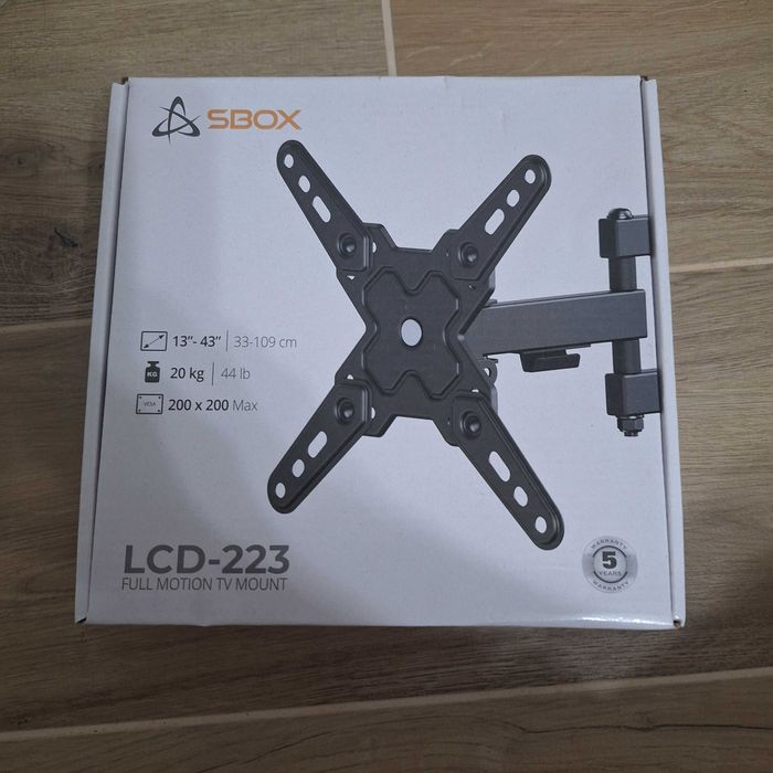 Suport tv nou SBox 13''-43''/20 kg