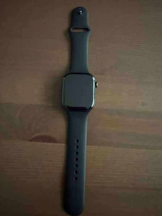 Apple Watch seria 10 (2024), Slate Titanium, 46 mm, ca nou