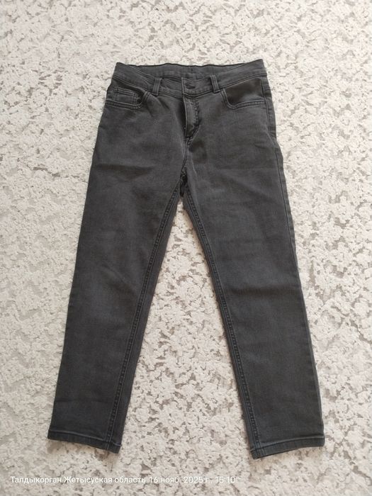 Джинсовые брюки уни