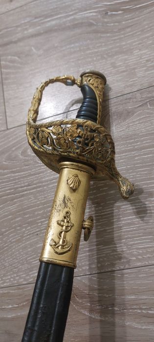 Sabie Marină Franța Model 1854 semnată Klingenthal