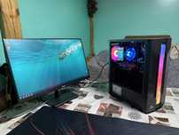 Игровой компьютер intel Core i3-10105/16Gb/SSD/HDD/GTX 1650+Монитор 24