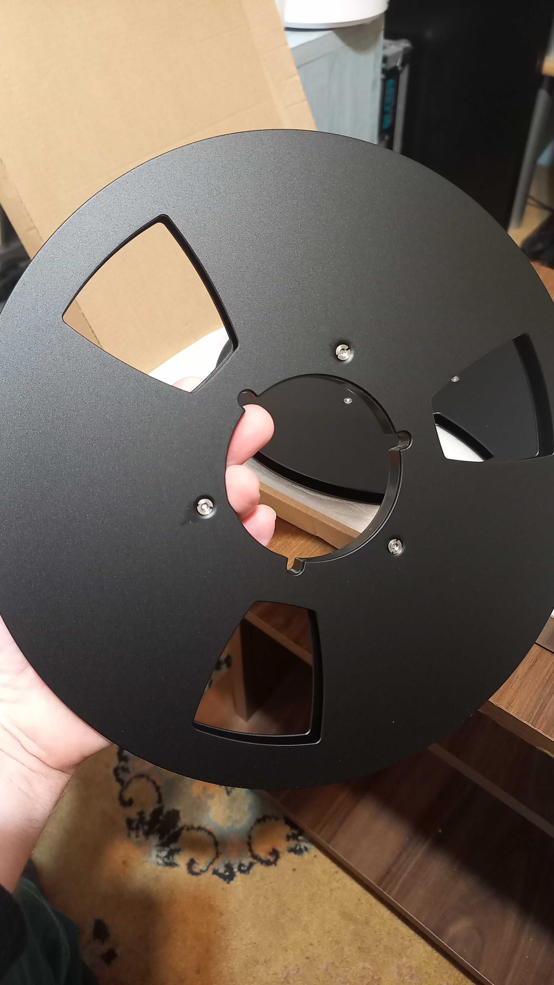 Role magnetofon metalice noi de 26,5 cm