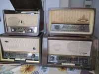 radio vechi pe lampi cu picap