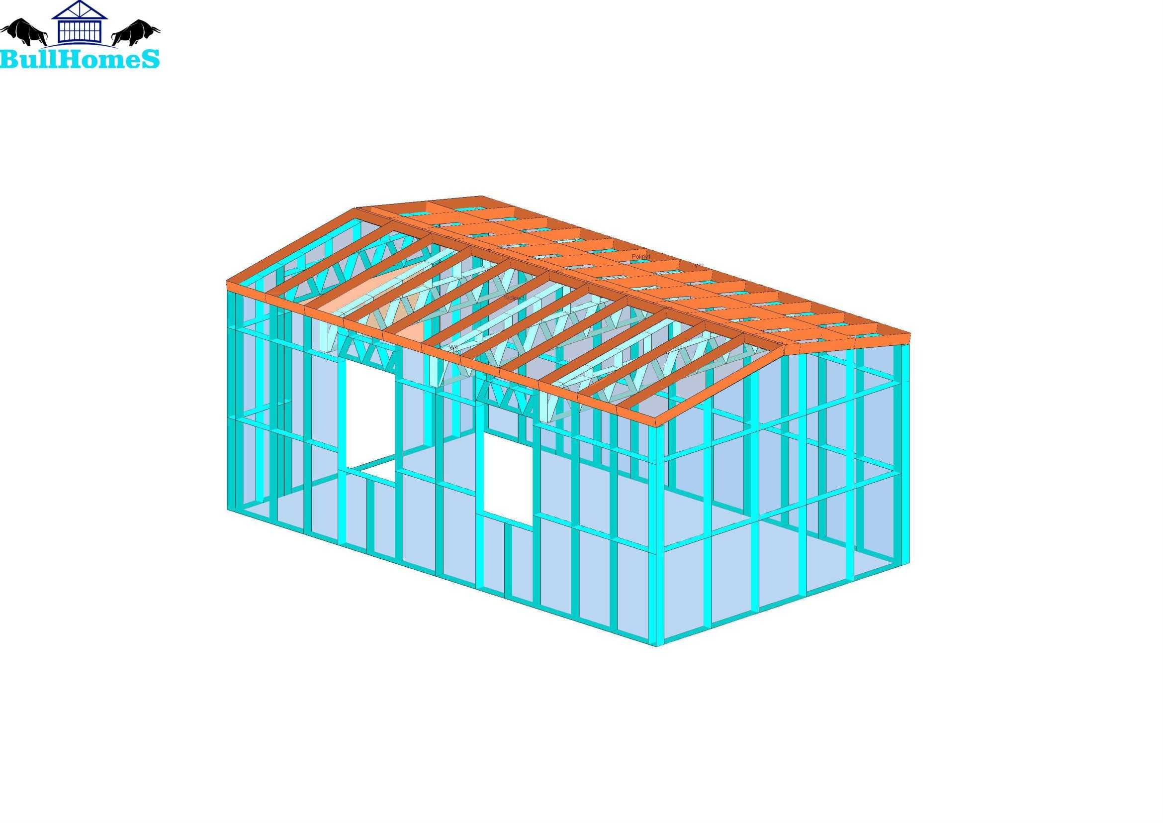 Конструкция за Гараж,Паркинг-34м²