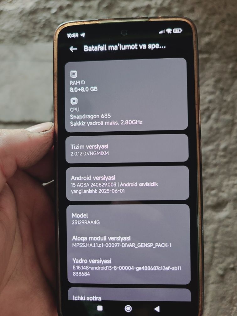 Redmi not 13 idial