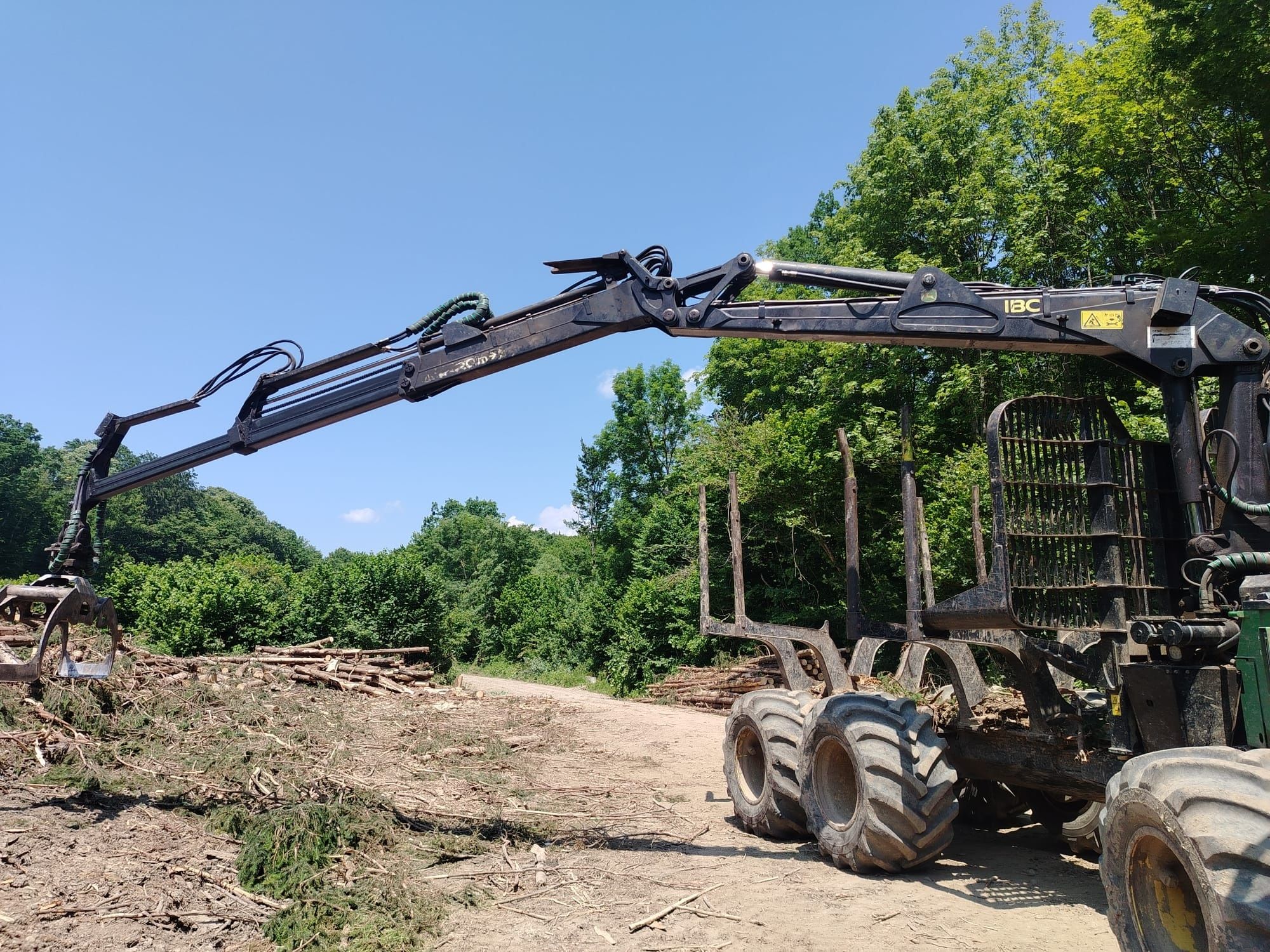 John deere 1110G forwarder forestier