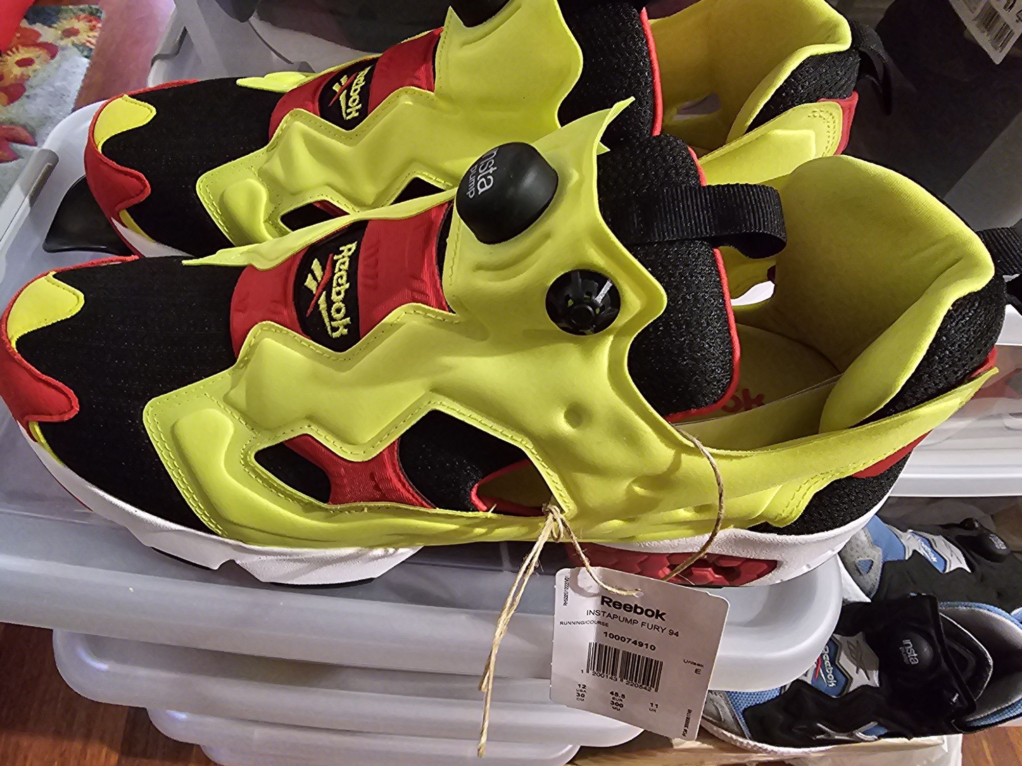 REebok instapump Fury Citron стелка 25.5, 29.5 и 30 сантиметра