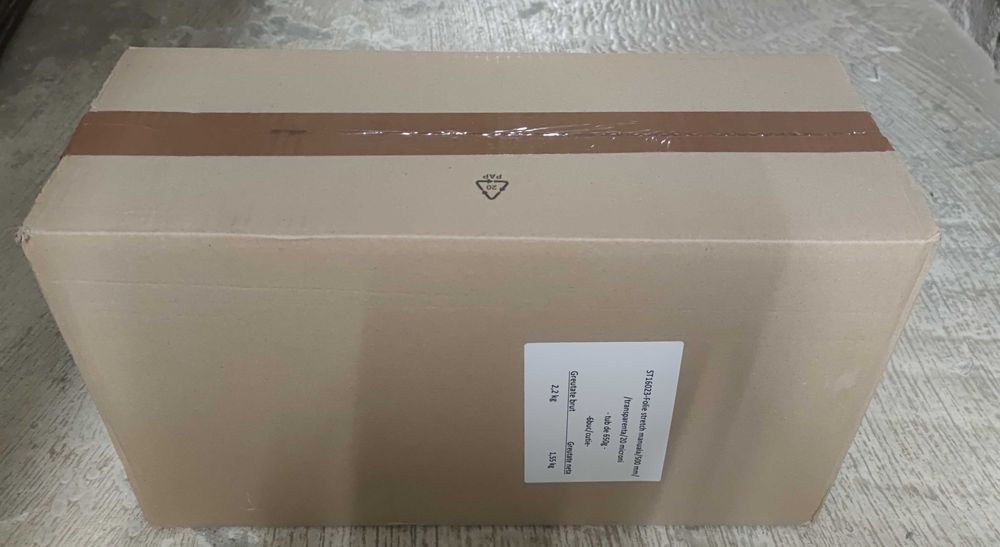 Folie stretch transparenta pentru ambalare, rola 2,2 kg, latime 500mm